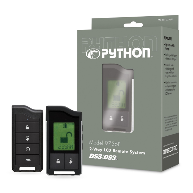 PYTHON 2-WAY, 5-BUTTON REMOTE SYSTEM DS3/DS3+ main image